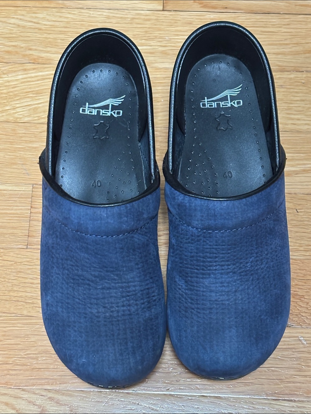 Dansko Women’s Navy Slip-On Clogs